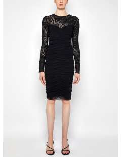 Fuzzi tulle discount sheath dress